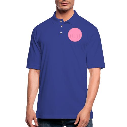 Shakes the Cow's Udders - Men's Pique Polo Shirt