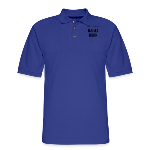 ujima born shirt - Men's Pique Polo Shirt