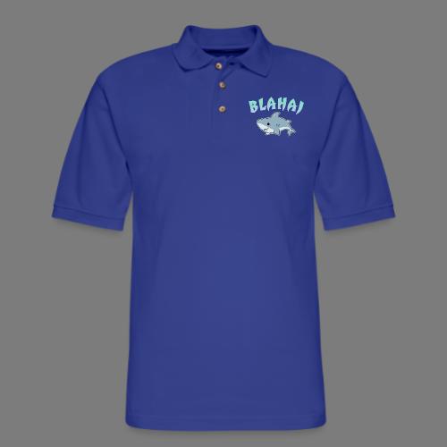 Blåhaj - Blahaj Love is Love LGBTQ + Pride Anime - Men's Pique Polo Shirt