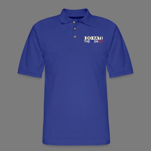 I DO Hate.. the FRENCH - Men's Pique Polo Shirt