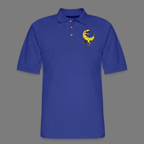 Bananasaurus REX – Funny T-Rex Banana Design - Men's Pique Polo Shirt