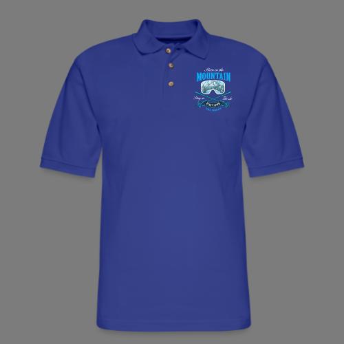 Winter's Thrill Snowboard & Ski Adventure - Men's Pique Polo Shirt