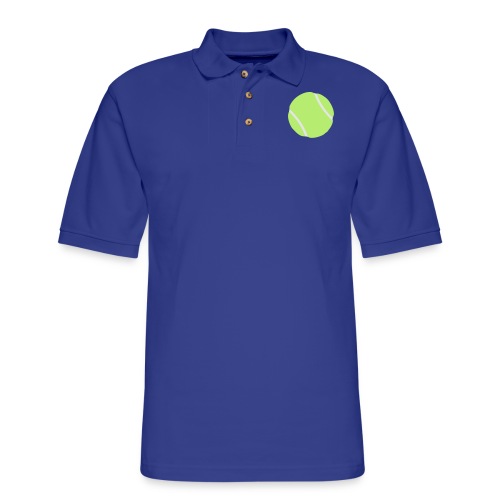 tennis ball - Men's Pique Polo Shirt