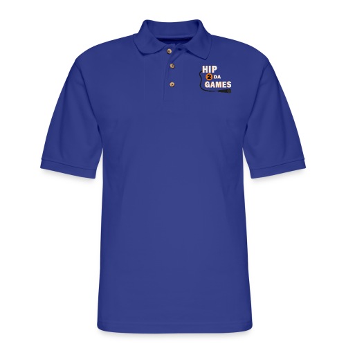 Hip 2 Da Games Alternate logo - Men's Pique Polo Shirt