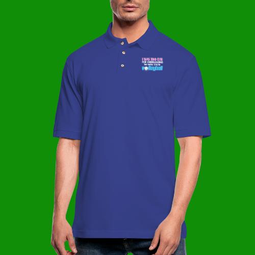 Too Cute For Cheerleading Volleyball - Men's Pique Polo Shirt