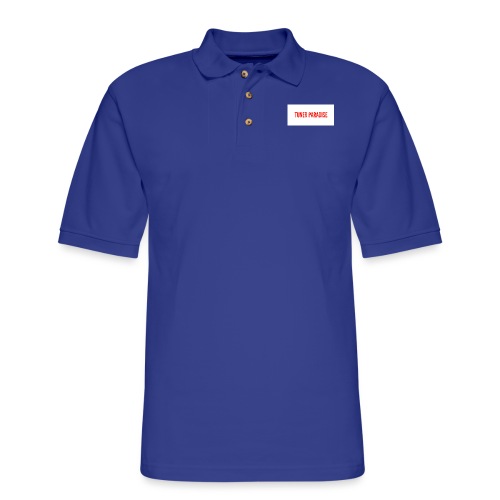 Tuner Paradise Signature Box Logo - Men's Pique Polo Shirt