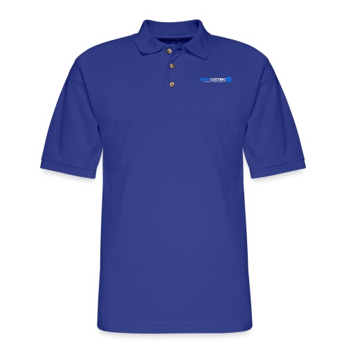 Jones Electric Logo VectorW - Men's Pique Polo Shirt