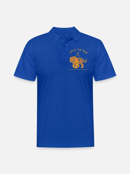 Chinese New Year Of Tiger Chinese Zodiac - Men's Pique Polo Shirt - royal blue