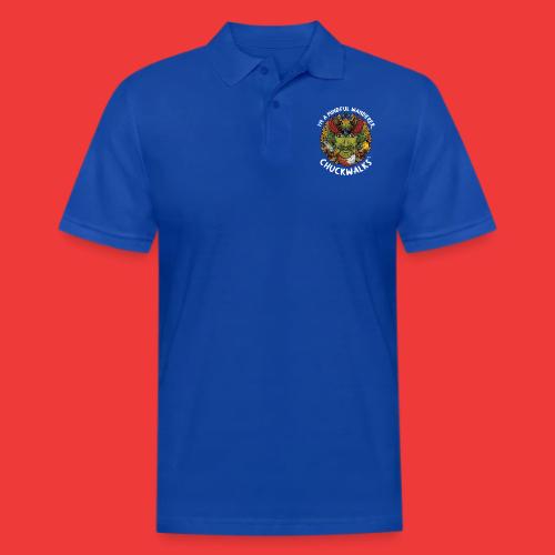 I'm A Mindful Wanderer (white text for dark items) - Men's Pique Polo Shirt