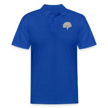 Tree - Men's Pique Polo Shirt - royal blue - Front