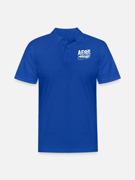 Ae86 Truenoabcdabcdabcdwhite Print - Men's Pique Polo Shirt - royal blue