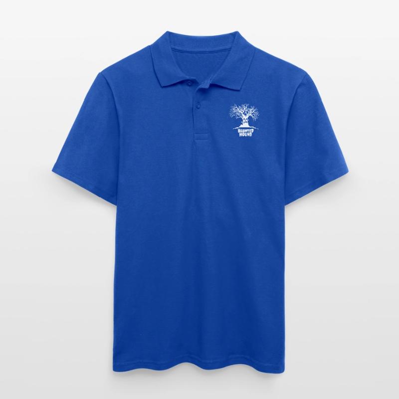 haunted mound' Men's Pique Polo Shirt | Spreadshirt