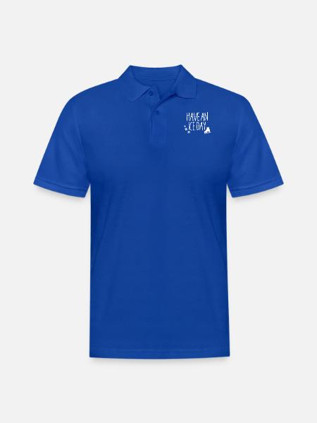 Figure Skating - Men's Pique Polo Shirt - royal blue