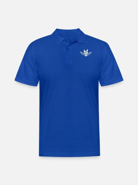 Electric Guitar - Men's Pique Polo Shirt - royal blue