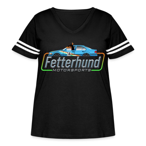 Fetterhund Motorsports - Women's Curvy Vintage Sports T-Shirt