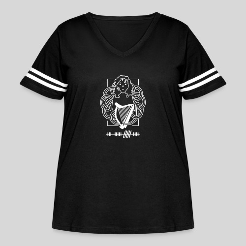 Ériu (Érin) WoB - Women's Curvy Vintage Sports T-Shirt