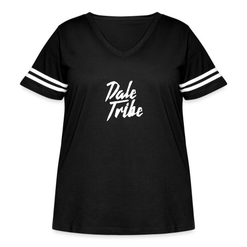 Dale Tribe Logo - Women's Curvy Vintage Sports T-Shirt