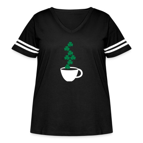 irishcoffee - Women's Curvy Vintage Sports T-Shirt