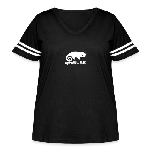 openSUSE Logo Vector - Women's Curvy Vintage Sports T-Shirt