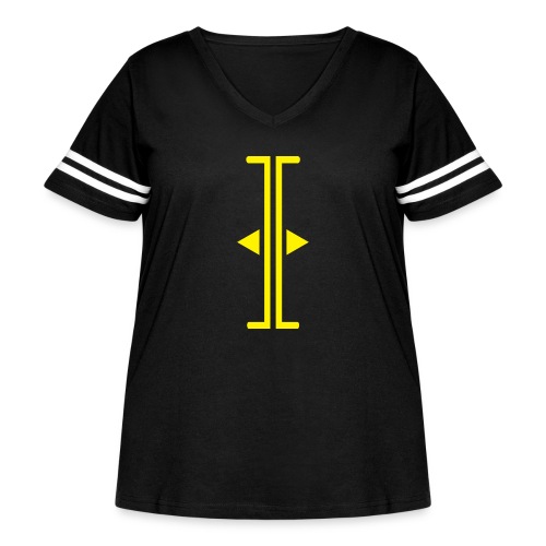 Trim - Women's Curvy Vintage Sports T-Shirt