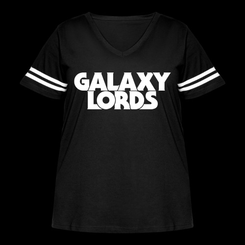 Galaxy Lords Logo - Women's Curvy Vintage Sports T-Shirt