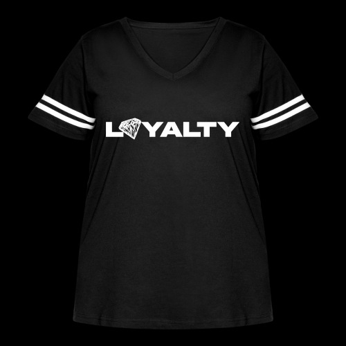 Loyalty - Women's Curvy Vintage Sports T-Shirt