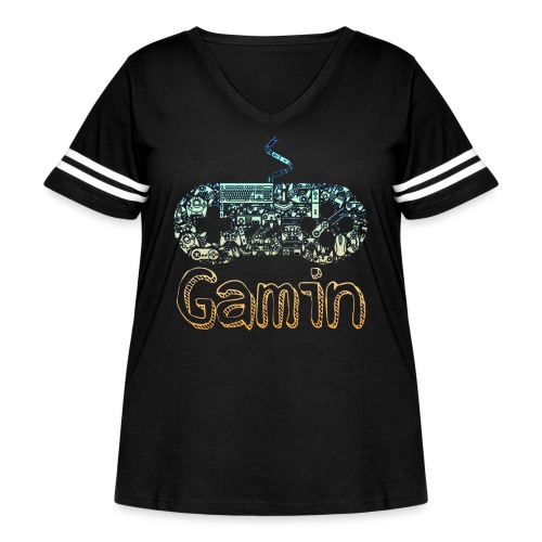Gamin - Women's Curvy Vintage Sports T-Shirt
