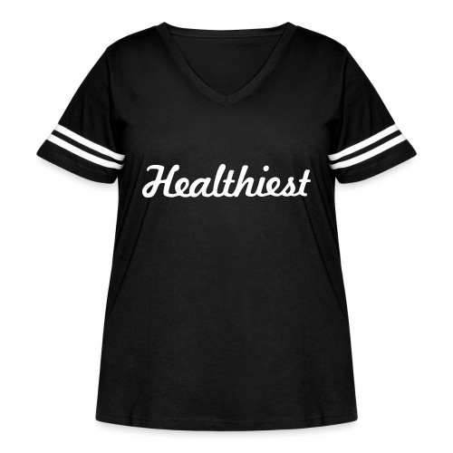 Sick Healthiest Sticker! - Women's Curvy Vintage Sports T-Shirt