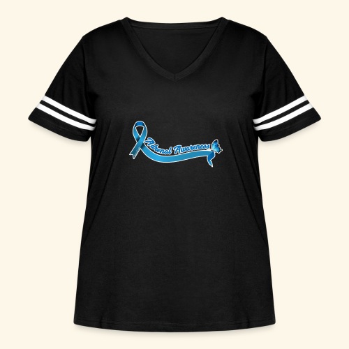 Group adrenal members - Women's Curvy Vintage Sports T-Shirt