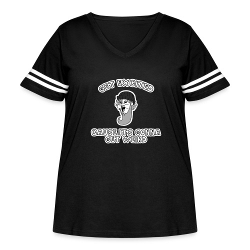 Colon Dwarf - Women's Curvy Vintage Sports T-Shirt