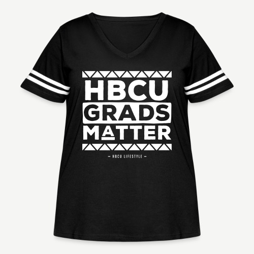 HBCU Grads Matter - Women's Curvy Vintage Sports T-Shirt