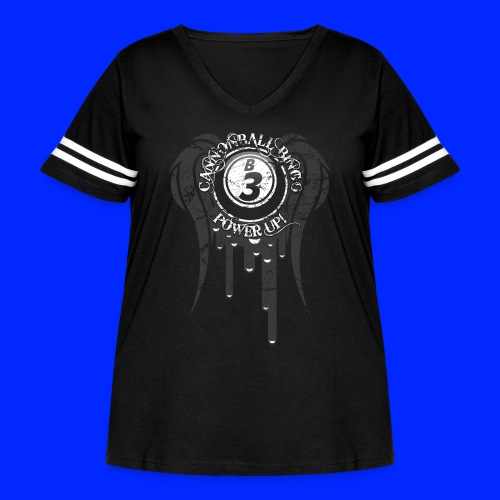 180503 CBBNewTee3 - Women's Curvy Vintage Sports T-Shirt