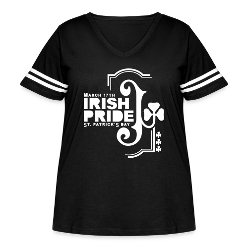IRISH PRIDE - Women's Curvy Vintage Sports T-Shirt