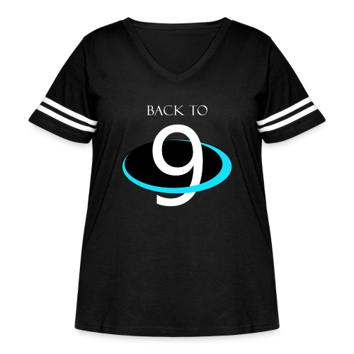 BACK to 9 PLANETS - Women's Curvy Vintage Sports T-Shirt
