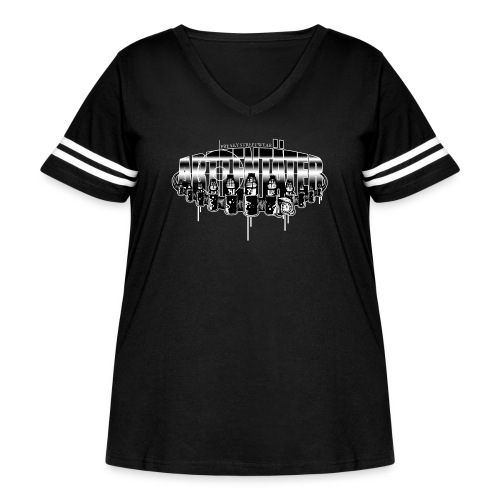 Arttentäter 5 - Women's Curvy Vintage Sports T-Shirt