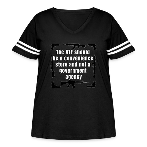 the ATF Should be a convenience store - Women's Curvy Vintage Sports T-Shirt