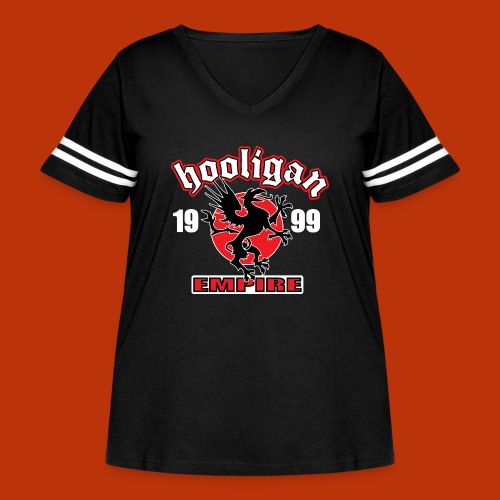 United Hooligan - Women's Curvy Vintage Sports T-Shirt