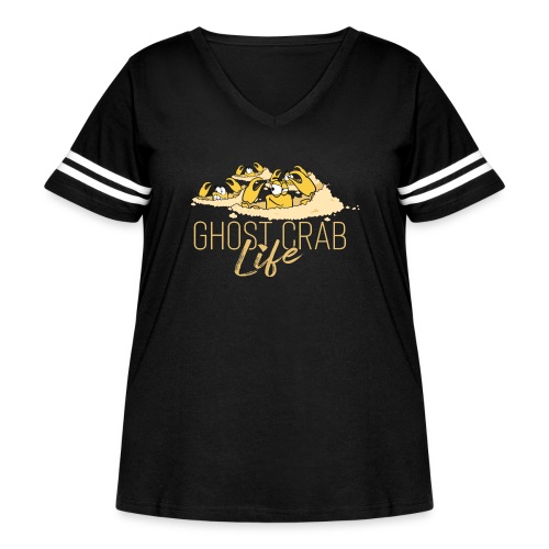 Ghost Crab Life - Women's Curvy Vintage Sports T-Shirt