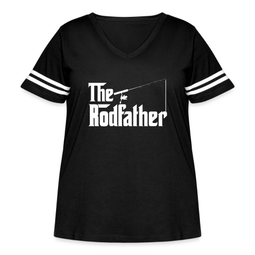 The Rodfather - Women's Curvy Vintage Sports T-Shirt