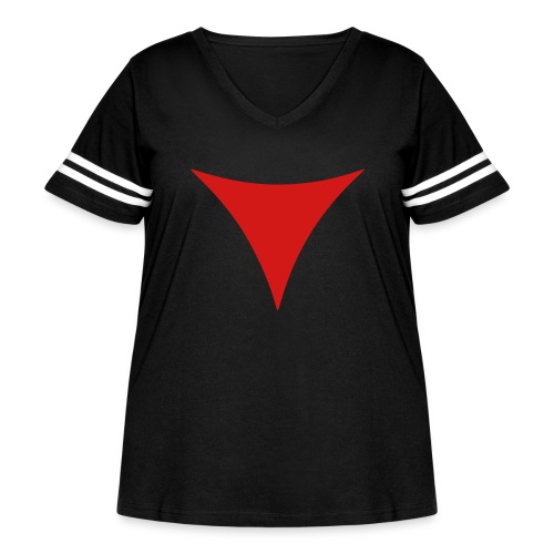 SWTOR Dark Side Points 1-Color - Women's Curvy Vintage Sports T-Shirt