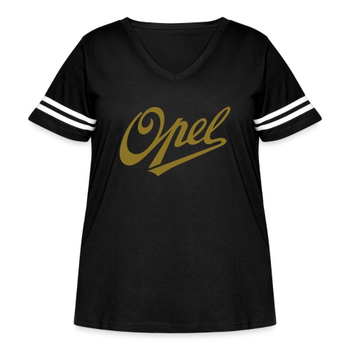 Opel Logo 1909 - Women's Curvy Vintage Sports T-Shirt