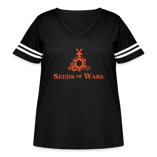 Seeds of Wars - Women's Curvy Vintage Sports T-Shirt