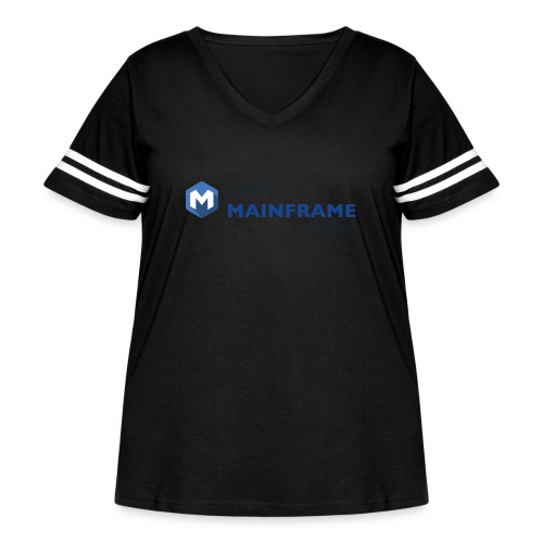 Open Mainframe Project - Women's Curvy Vintage Sports T-Shirt