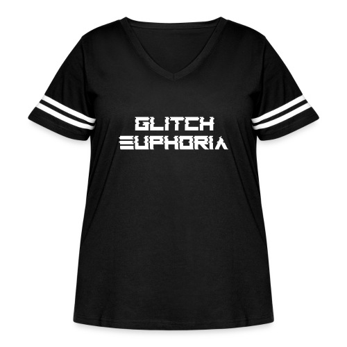 Glitch Euphoria - Women's Curvy Vintage Sports T-Shirt