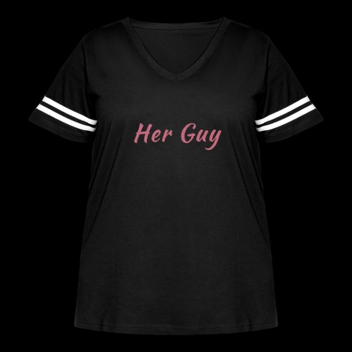 Her Guy - Women's Curvy Vintage Sports T-Shirt