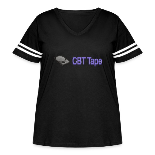 CBT Tape - Women's Curvy Vintage Sports T-Shirt