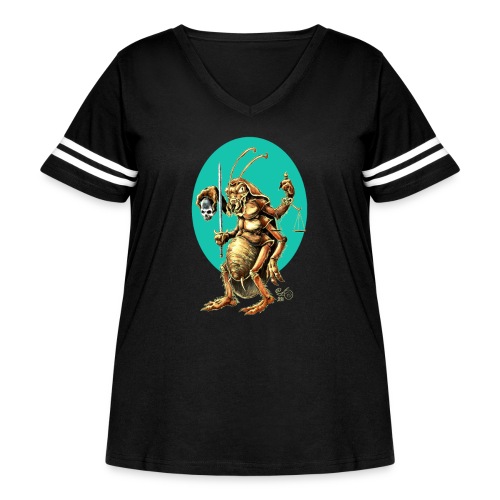 Cockroach Conservatory Vol. 1 - Women's Curvy Vintage Sports T-Shirt