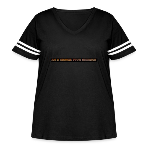 coollogo com 139932195 - Women's Curvy Vintage Sports T-Shirt