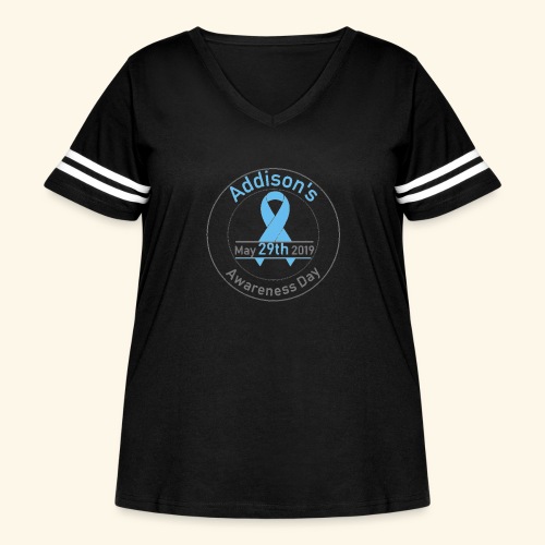 A62BFDF8-CB04-4765-9285-4 - Women's Curvy Vintage Sports T-Shirt