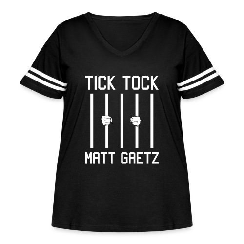 Tick Tock Matt - Women's Curvy Vintage Sports T-Shirt